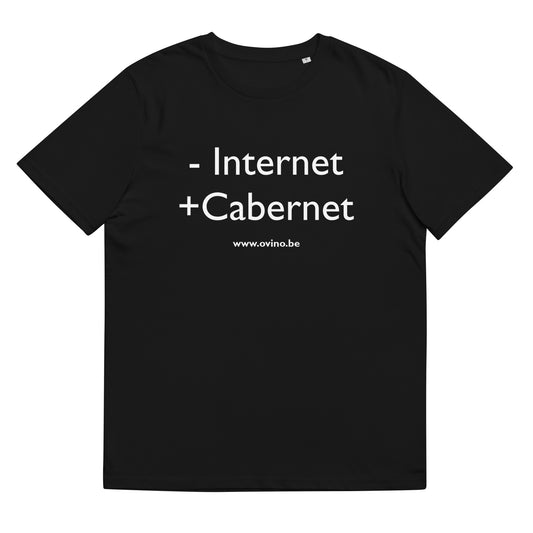 Uniseks internet-t-shirt van biologisch katoen